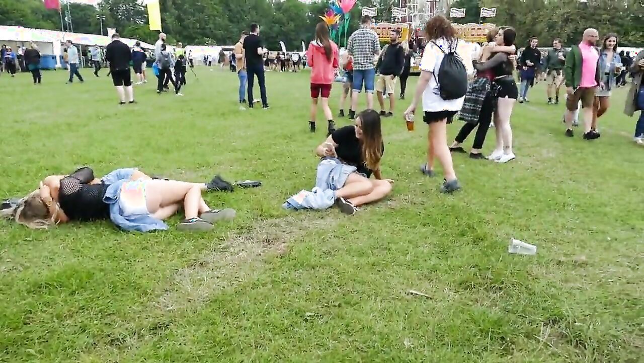 Festival Drunk Teens